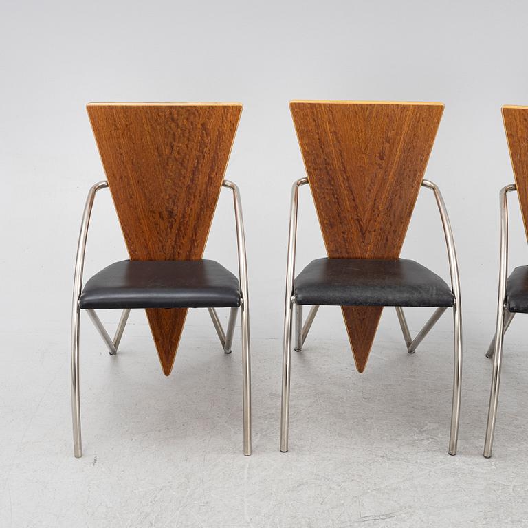 Klaus Wettergren, armchairs, 4 pcs, "Sitting furniture", Q Production, Denmark, last quarter of the 20th century.