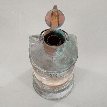 A 20th century ship's lantern by C.M Hammar.