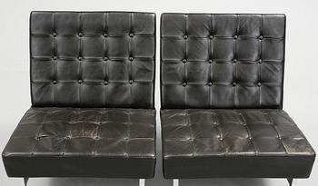 FÅTÖLJER, ett par, 1900-talets andra hälft.