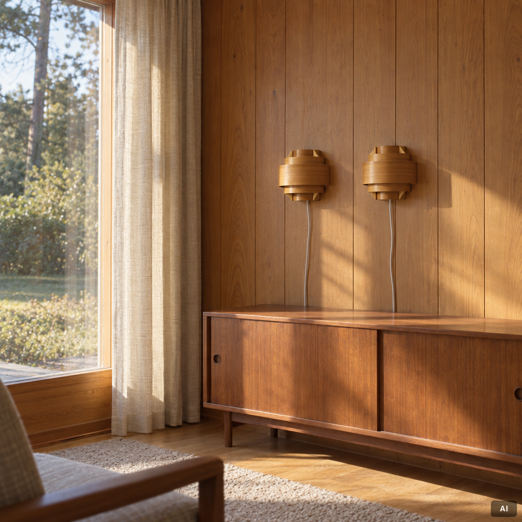 Hans-Agne Jakobsson, A pair of wall lamps, AB Elysett, Markaryd, 1970s.