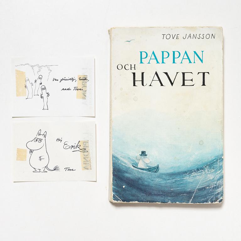 Tove Jansson, teckningar, 2 st.