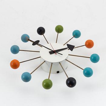 George Nelson, a multi-coloured 'Ball' clock, Howard Miller Clock Co Michigan, USA.