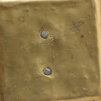 STUMPSTAKE, mässing, omkring 1800.