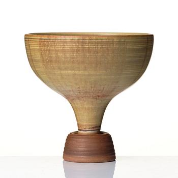 Wilhelm Kåge, a "Farsta spirea" stoneware vase, Gustavsberg Studio 1957.