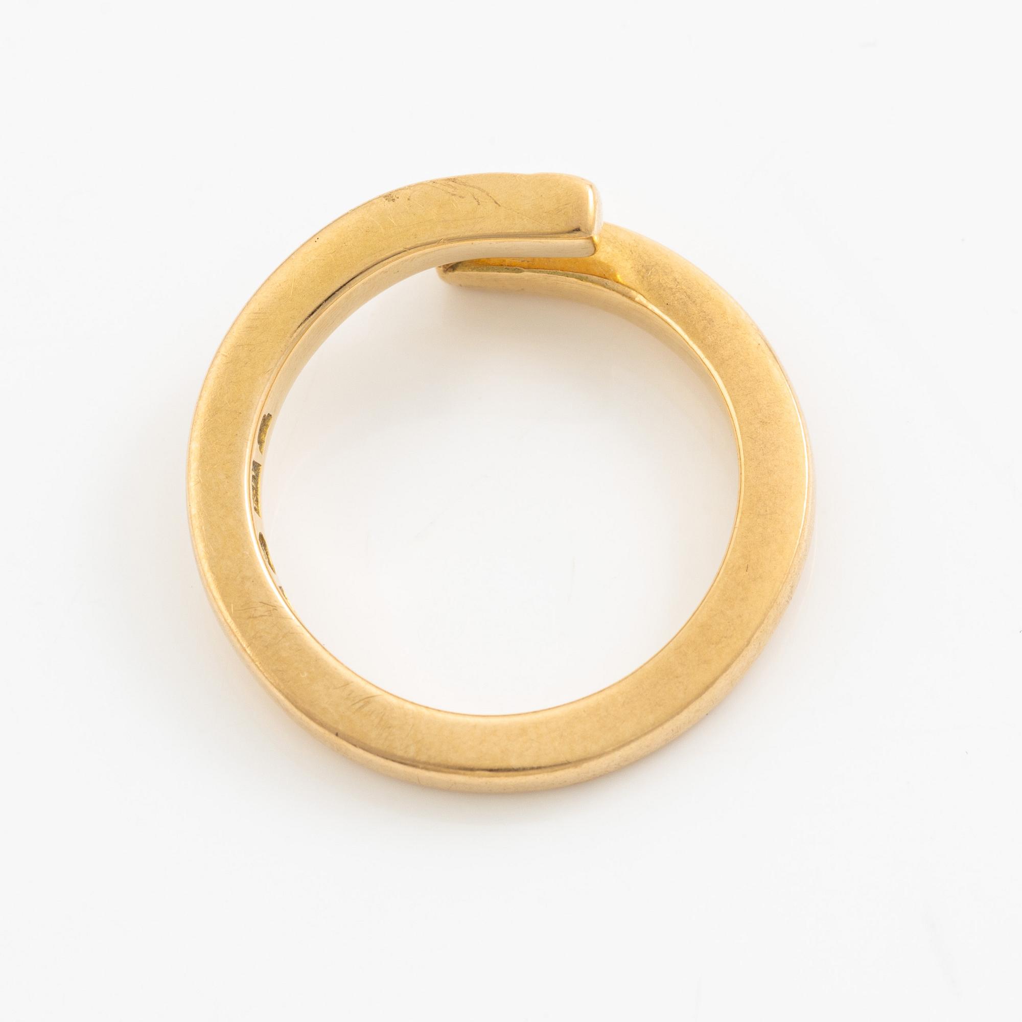 Efva Attling ring 18K guld.