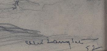 Alexander Langlet, Karoliner i snö,.