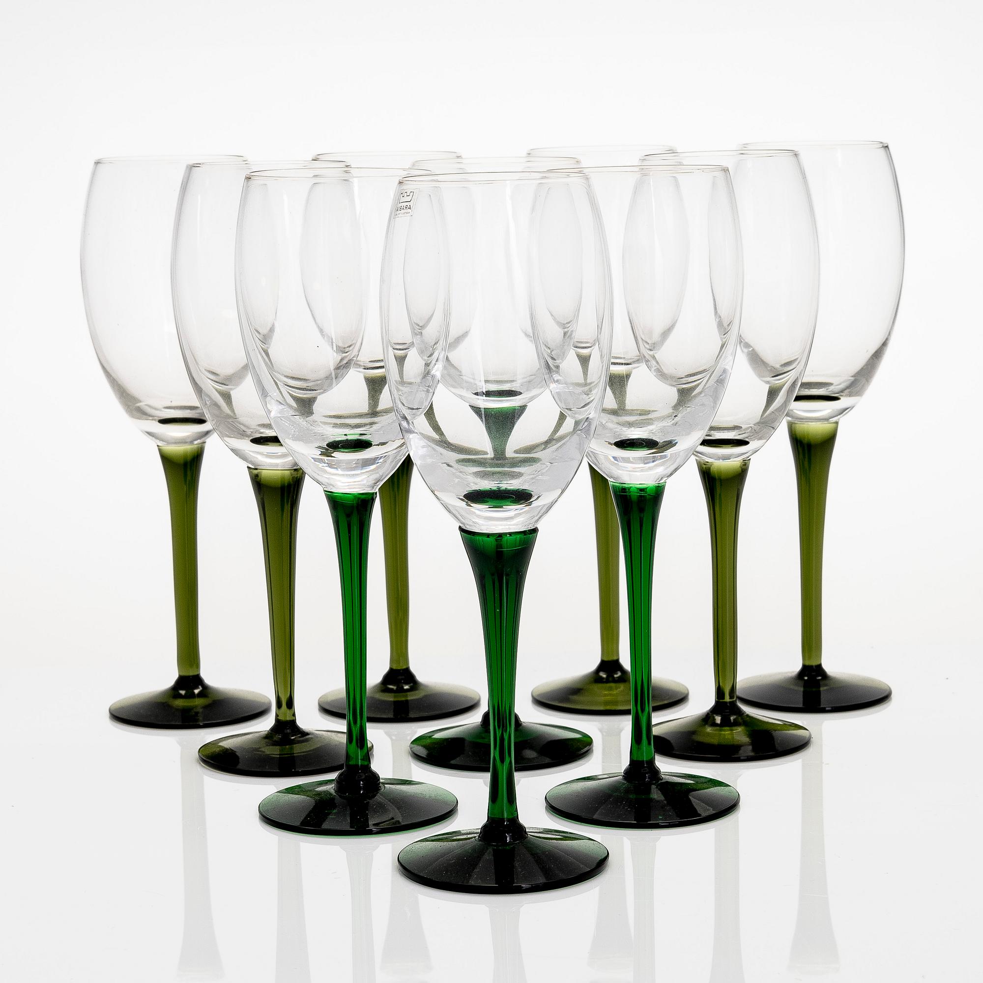 Saara Hopea, Saara Hopea, vinglas, 10 st, "Traviata", Nuutajärvi Notsjö.