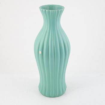 Ewald Dahlskog, floor vase, faience, Bo Fajans.