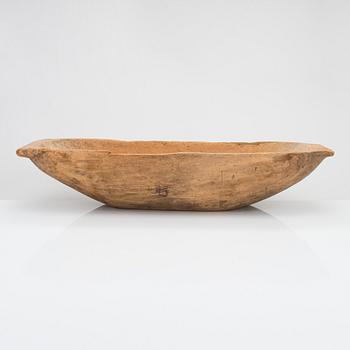 A 19th-century wooden vessel.