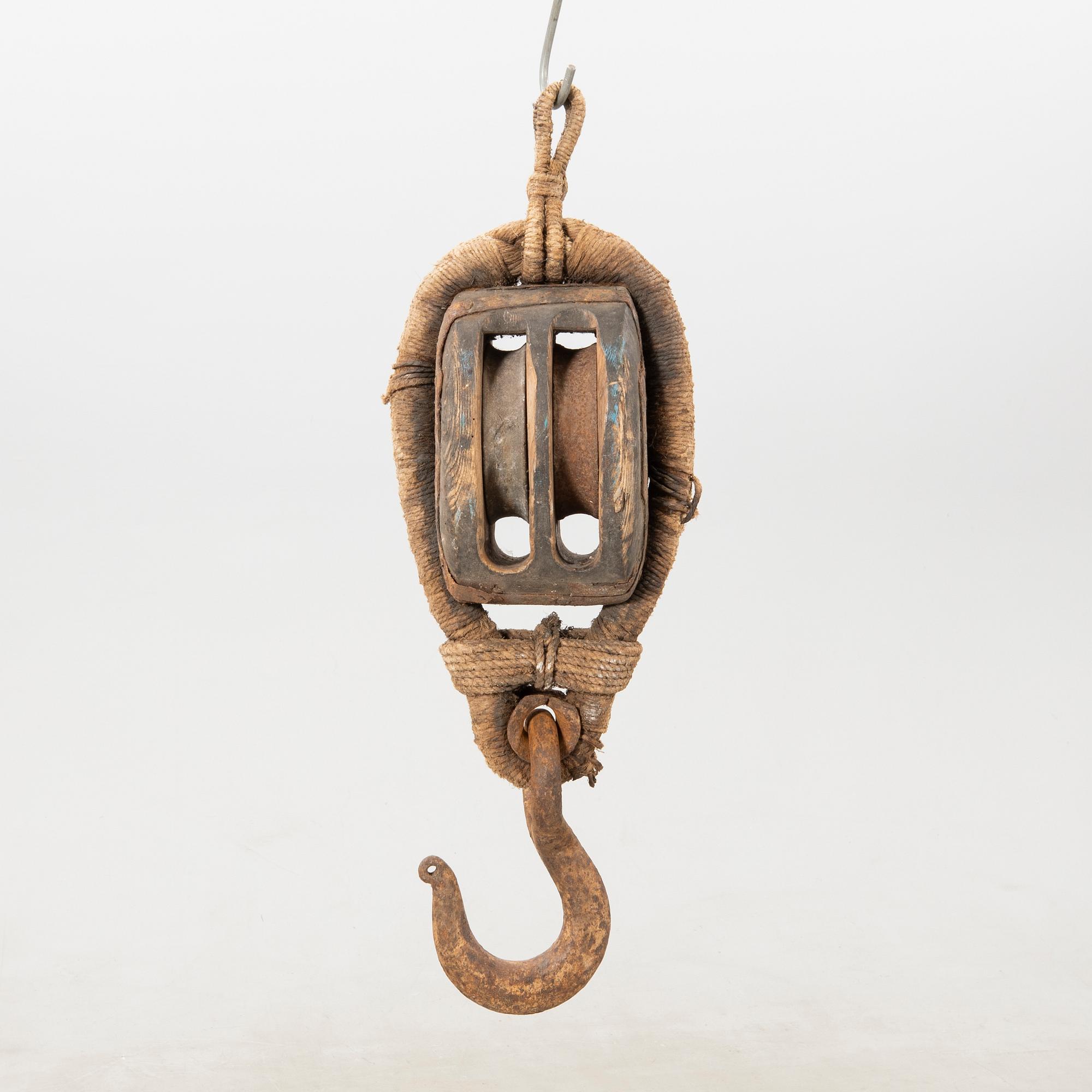 Pulley/Block from the turn of the 20th century.