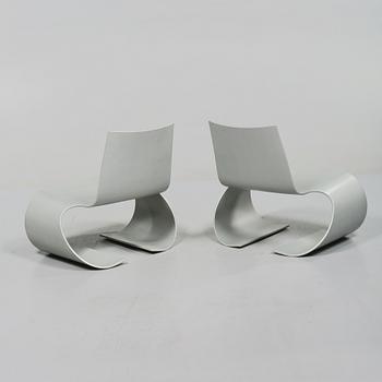 FÅTÖLJER, ett par, "Oto", Peter Karpf för Iform, 2000.