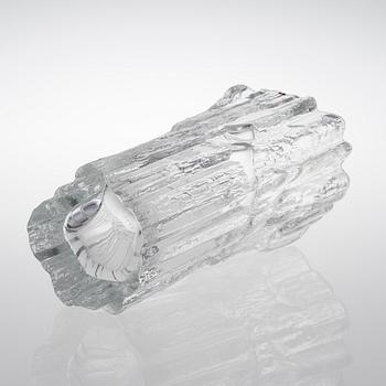 A 'Marmora' glass vase signed Tapio Wirkkala 3544. Iittala. Designed in 1967.