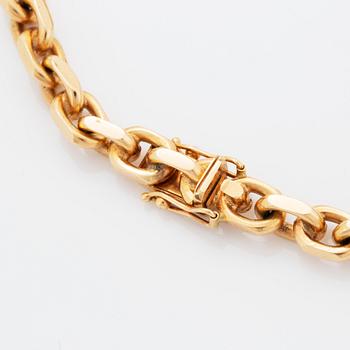 Armband 18K guld ankarlänk.