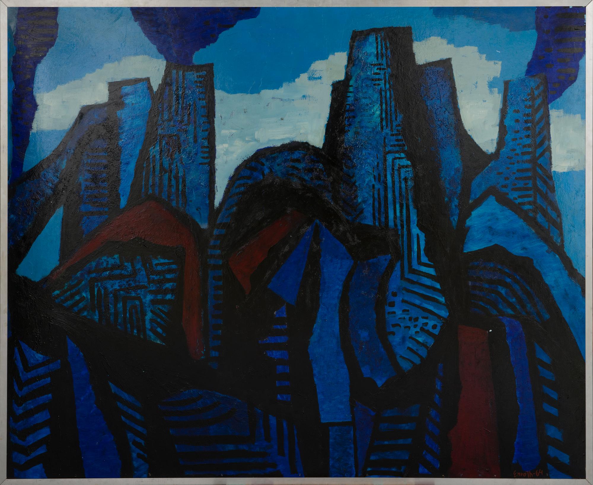 ERIK ENROTH, SININEN NÄKYMÄ.