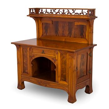 Karl Tirén, Skänk, A.B Naeslunds Möbelfabrik, Umeå, ca 1901. Jugend.