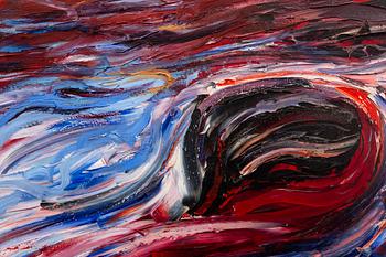 Hilding Hultberg, oil on panel signed and dated 1972.
