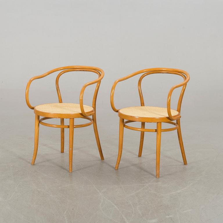 A PAIR OF LIGNA ARMCHAIRS, second half of 20th century.