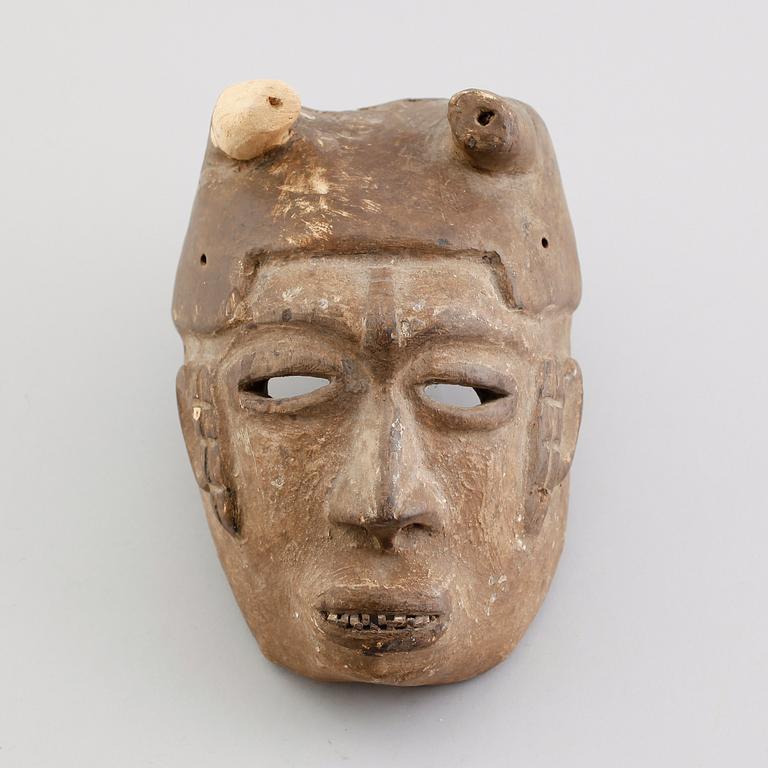 MASK, trä, sannolikt Afrika.