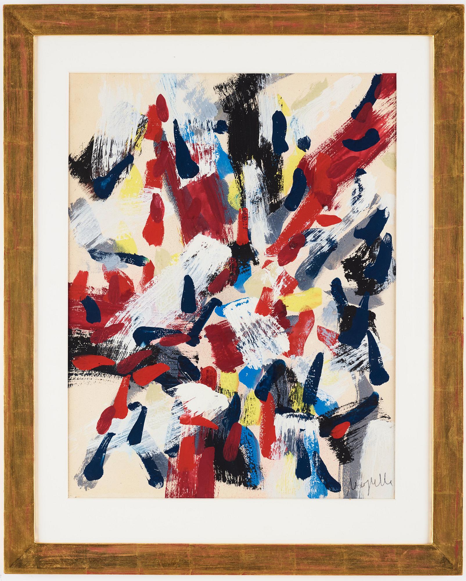 Jean-Paul Riopelle, "Sous le mythe de gitksan II".