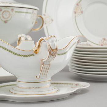 58 pieces of late 20th century dinnerware from Rosenthal called "Empire".