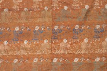 Sidenbrokad, Qingdynastin, 1800-tal.