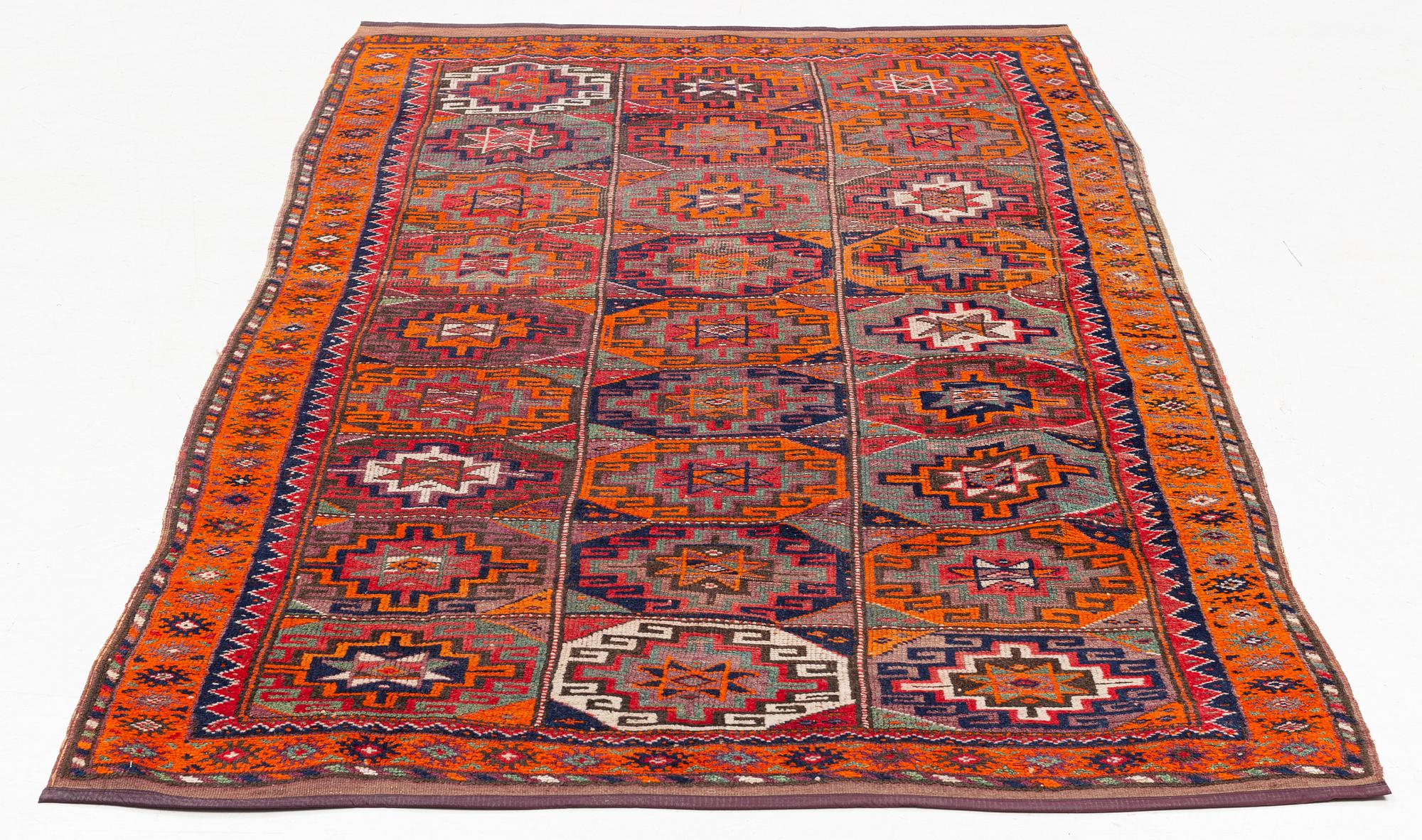 A Kurdish Carpet, circa 235 x 126 cm.