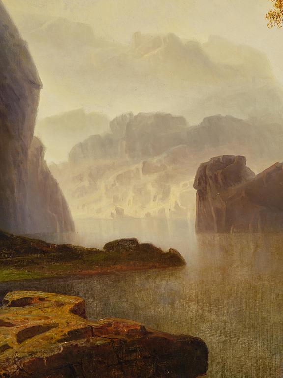 Marcus Larsson, ”Norskt landskap” (Norwegian landscape).