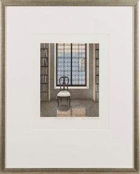 colour etching and aquatint, signed and dated -09, numbered 52/80.