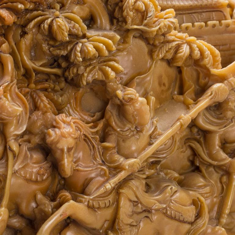 FIGURIN, soapstone, Kina, 1900-tal.