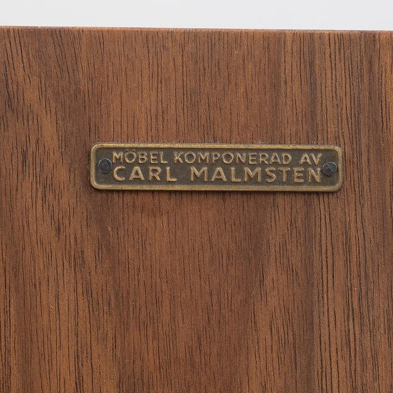 Carl Malmsten, cabinet "The Land of the Middle", Åfors, second half of the 20th century.