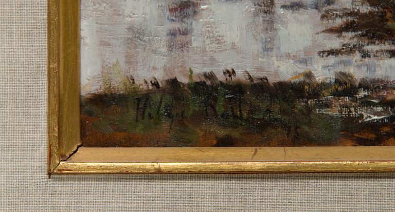 Helge Dahlman, "Syysmaisema".