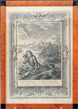 BERNARD PICART, 10st, gravyrer, ur boken  “The Temple of Muses", 1700-talets mitt.