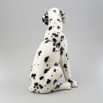 A FIGURE, ceramics, "dalmatian dog", Italy. Late 20th century.