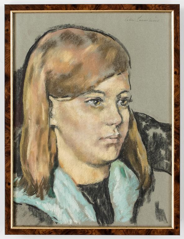 LOTTE LASERSTEIN, pastell, signerad.