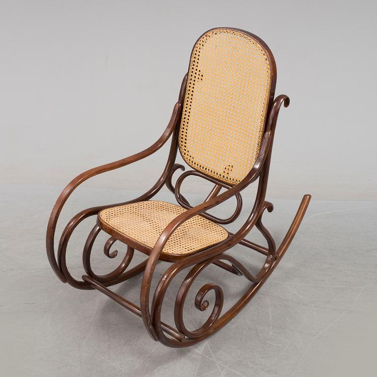 A second half of the 20th century rocking chair.