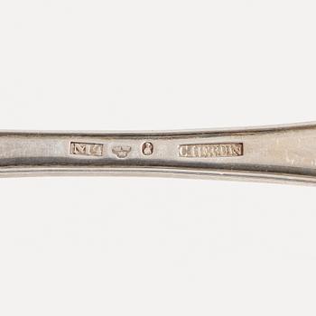 Carl Herdin, matskedar, 12 st, silver, Falun, 1842.