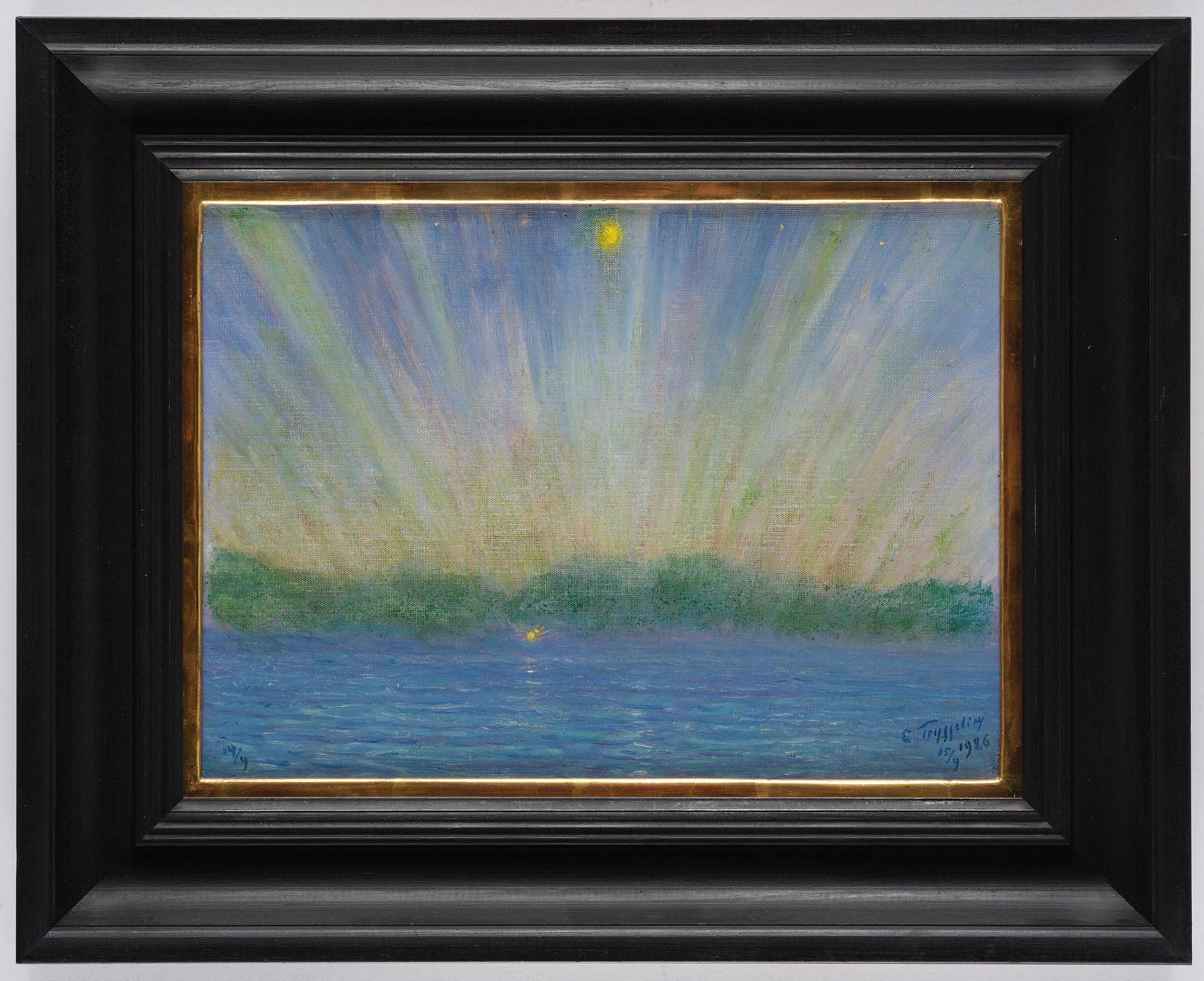 Erik Tryggelin, "Norrsken över Vättern".