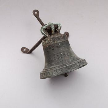 VÄLLINGKLOCKA, malm, datering 1797.