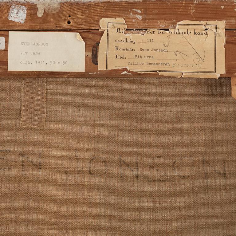 Sven Jonson, "Vit urna/No.8".