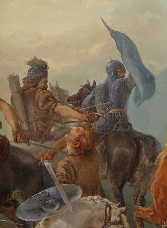 Oskar Leonard Andersson, Bataljscen.