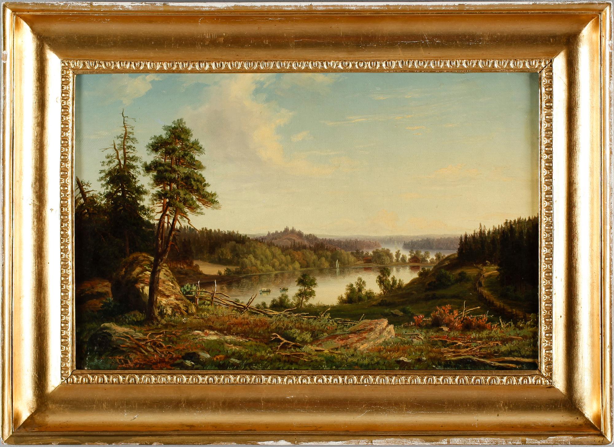 TORSLOW HARALD, olja på duk, signerad och daterad 1880.