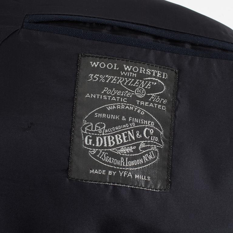 A Swedish three piece naval uniform for lieutenant, 20th cnetury.