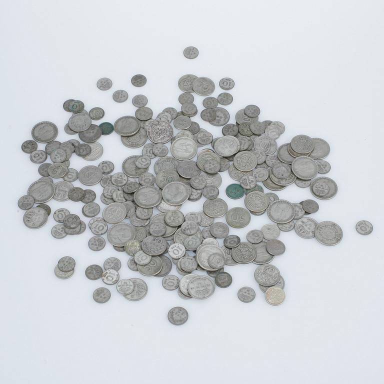 SILVERMYNT, Sverige, 1906 fram till 1961. Tot ca 657 gram.