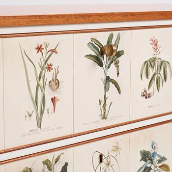 Josef Frank, a mahogany chest of drawers 'Florabyrå Linné', Svenskt Tenn, Sweden 2007, model 1050, jubilee ed. 31/50.