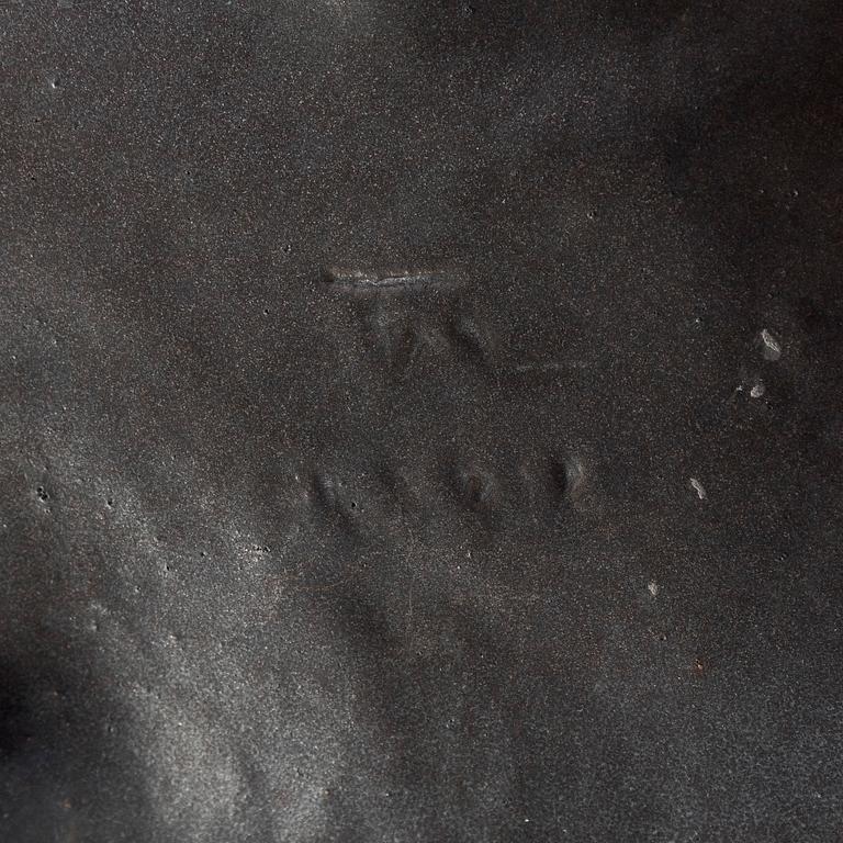 Francesca Mascitti-Lindh, dekorationsfat, stengods, signerad FML Arabia.