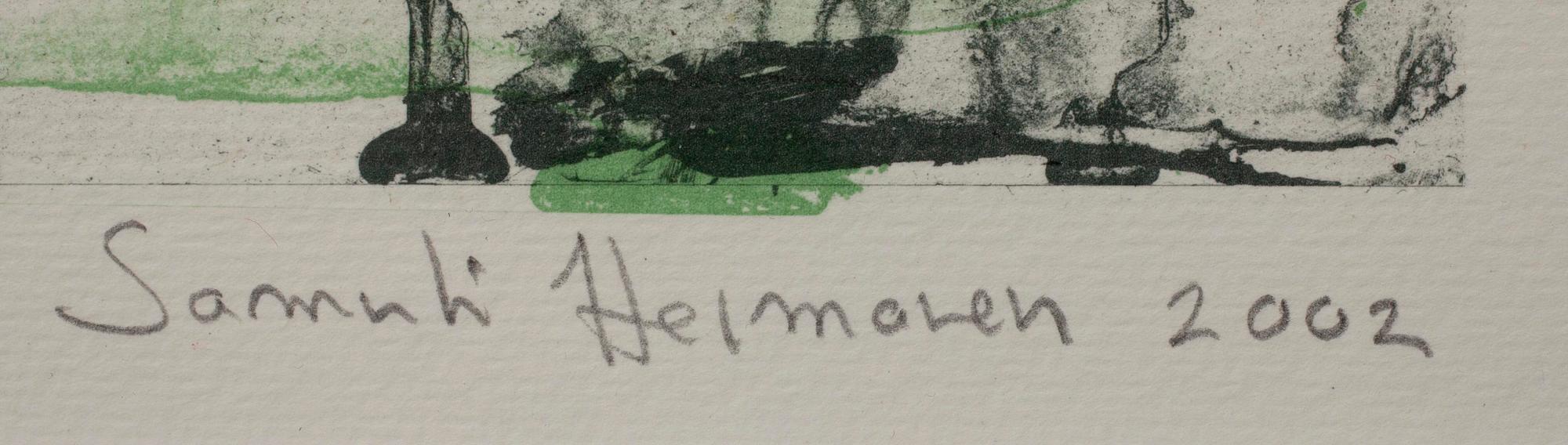 SAMULI HEIMONEN, litografi, signerad samt daterad 2002, numrerad E.A 2/10.
