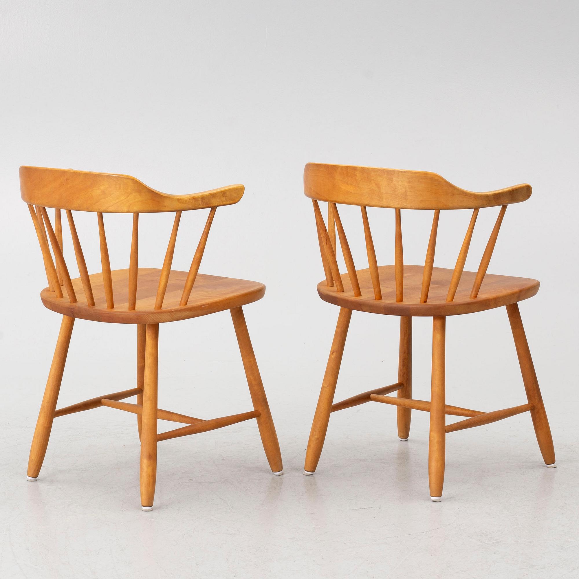 Yngve Ekström, Two chairs, 'Bistro Småland'.