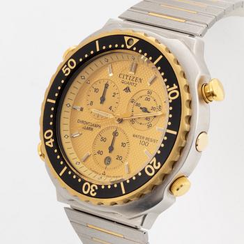 Citizen, "Peter "Pekka" Lindmark, Best player 1986", chronograph, wristwatch, 39 mm.