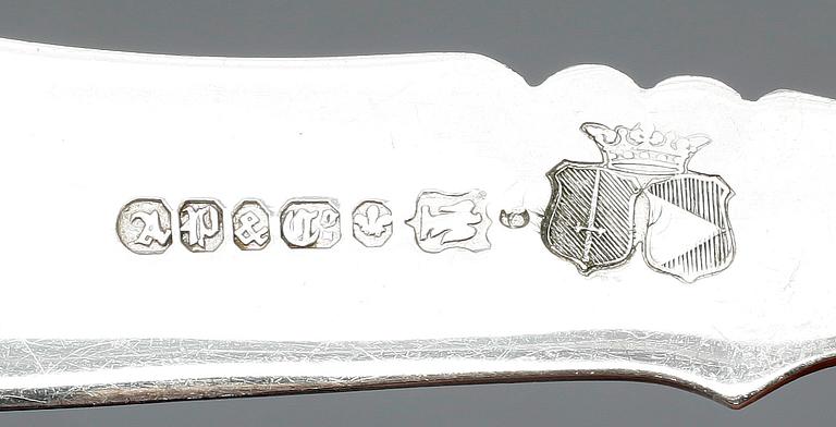FISKBESTICK, 24 st, pläter, England, tidigt 1900-tal.