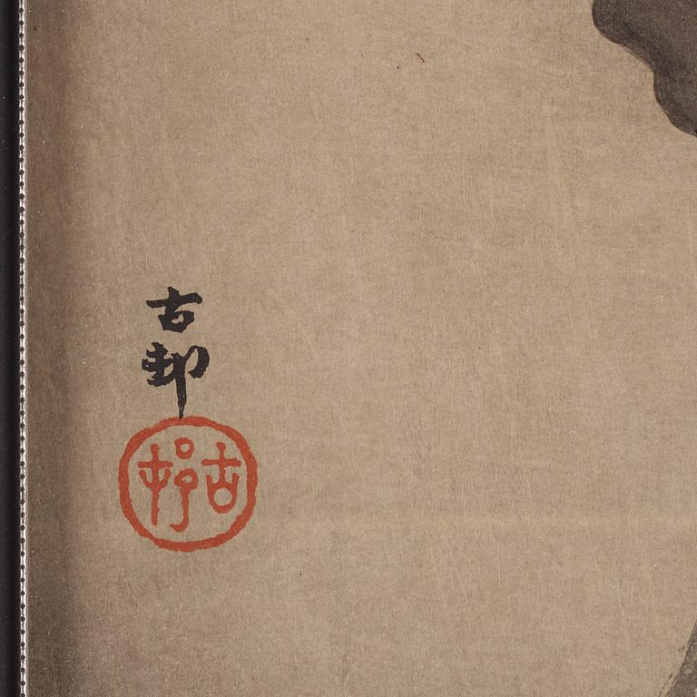 Ohara Koson (1877-1945), färgträsnitt, fem stycken. Japan, 1900-talets första hälft.